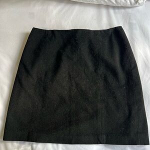 LOFT Elegant Black Mini Skirt